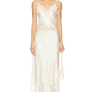 House of Harlow 1960 X Revolve Waverly Midi Dress in Ivory